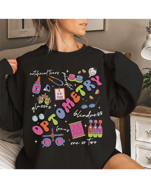 In My Optometry Era Sweatshirt, Optometry Sweatshirt, Optometrist Shirt, Christmas Gift For Optometrist, Optician Shirt, Eye Doctor Shirt