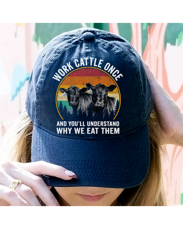 Work Cattle Once - Cow Cap