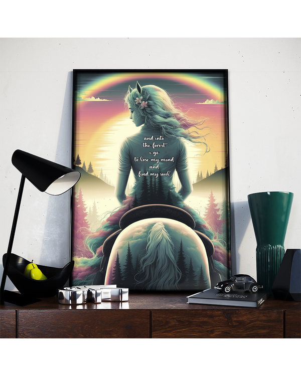 Satin Portrait Poster (12x18in)