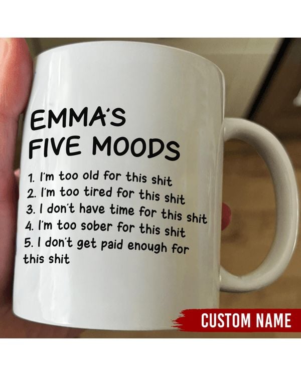 Personalized Five Moods Mug