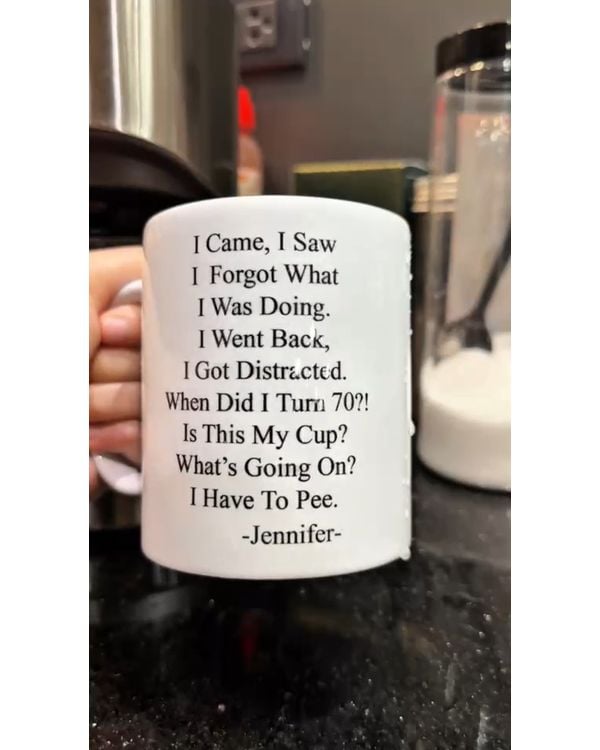 Personalized I Came, I Saw Mug