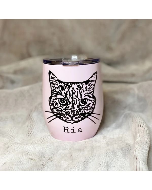 Custom Pet Portrait Tumbler