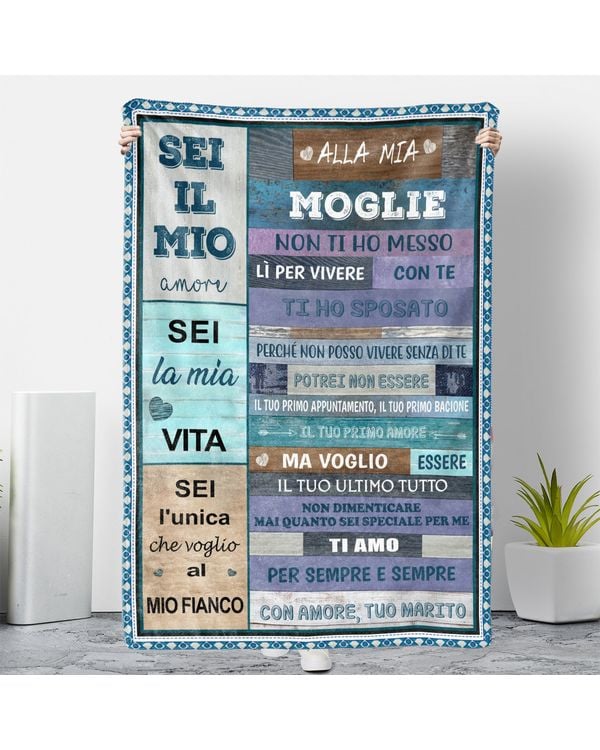 IT - Coperta ALLA MIA MOGLIE NON TI HO MESSO Lì PER VIVERE CON TE TUO MARITO