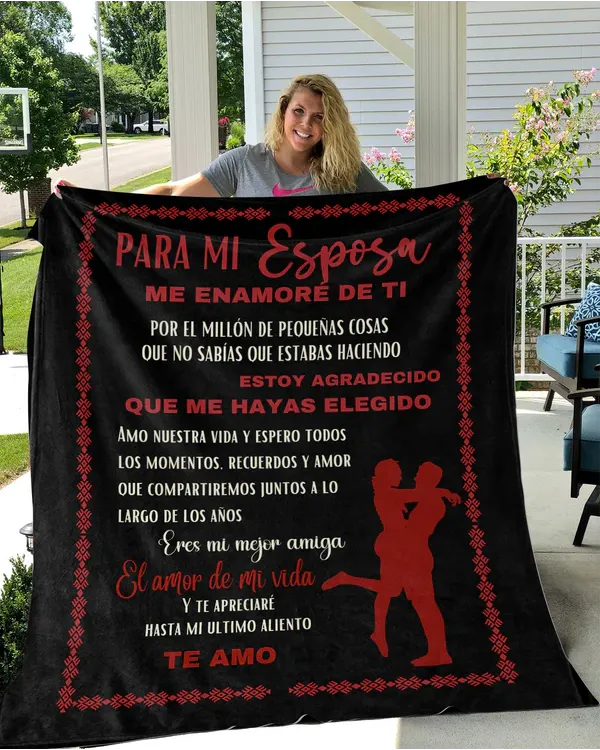 ES - MANTA PARAMI ESPOSA ME ENAMORE DE TI HASTA MI ULTIMO ALLENTO TE AMO
