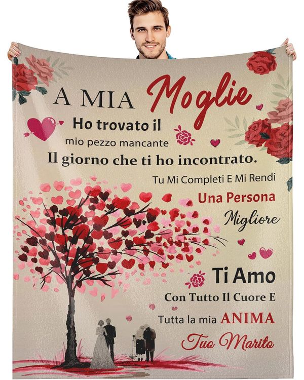 IT - Coperta A Mia Moglie Ho trovato il mio pezzo mancante Tuo Marito