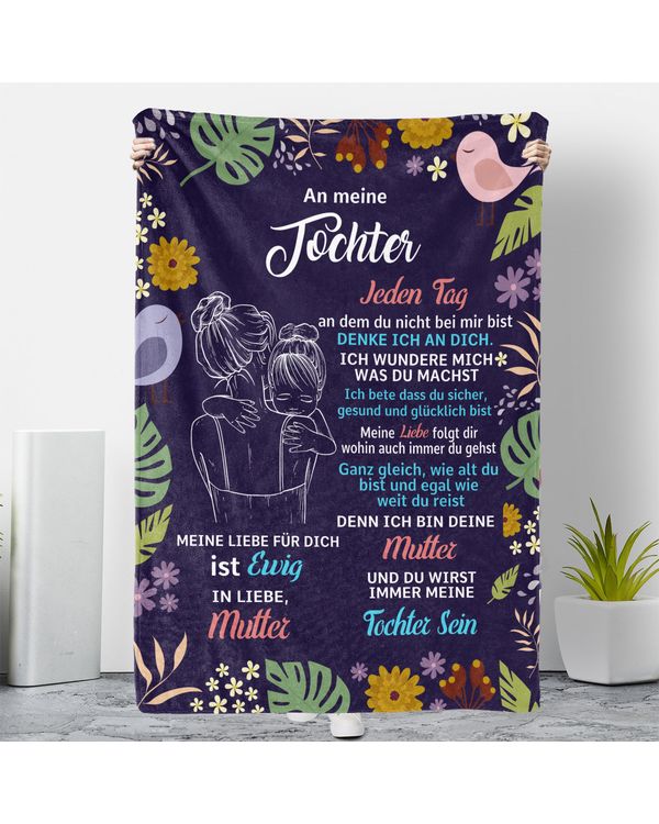 Decke von Mutter zu Tochter - "Die Ewigkeit der Liebe Mutter zur Tochter" s09sp09