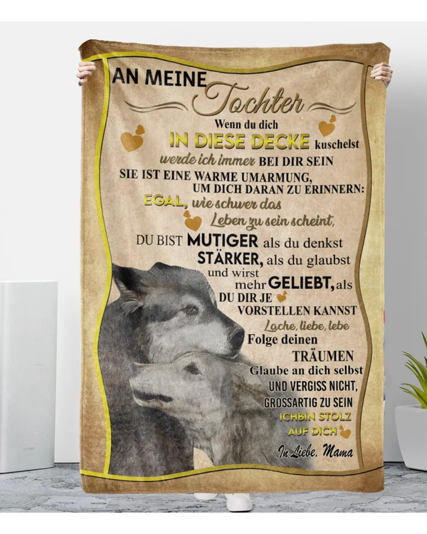 Decke von Mutter zu Tochter - "Wolfs Liebkosung" s09sp09