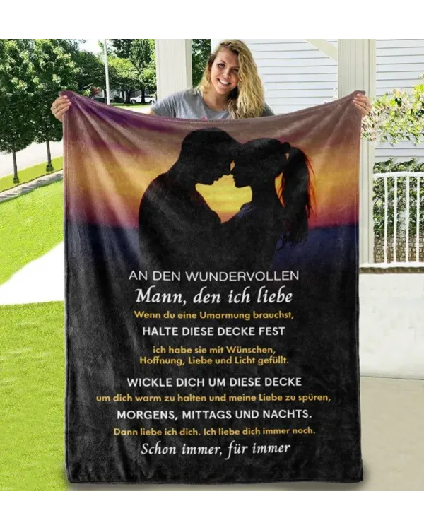 Decke von Frau zu Ehemann - Unsere Liebesgeschichte