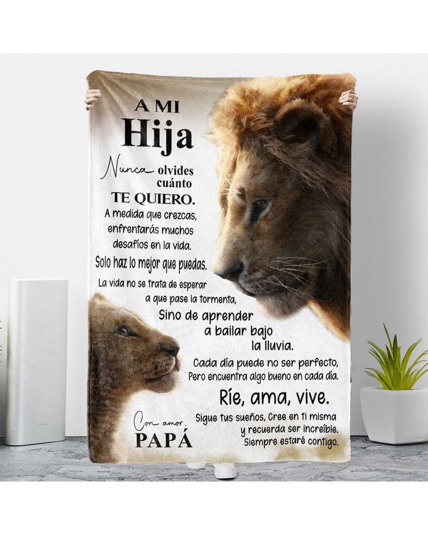 ES - Manta A Mi Hija Nunca olvides cuánto te quiero Con amor Papá