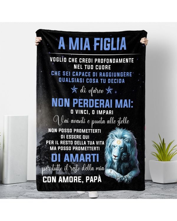 IT - Coperta PAPÀ A MIA FIGLIA POSSO PROMETTERTI DI AMARTI PER TUTTO IL RESTO DELLA MIA