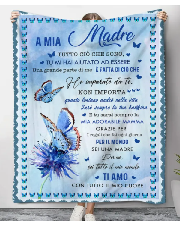 Coperta A mia Madre NON IMPORTA quanto lontano andrò nella vita Sarò sempre la tua Bambina