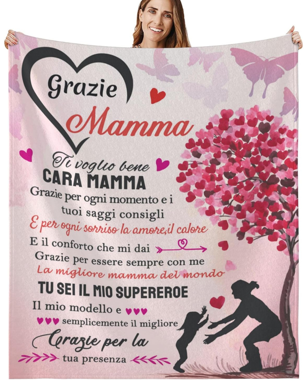 Coperta CARA MAMMA Grazie per ogni momento e i tuoi saggi consigli
