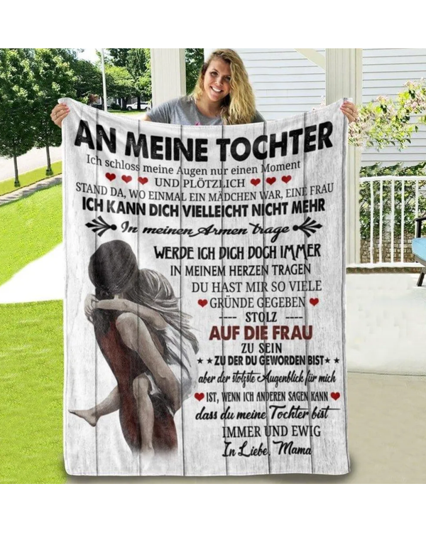 Decke von Mutter zu Tochter - "Mein kleines Mädchen"
