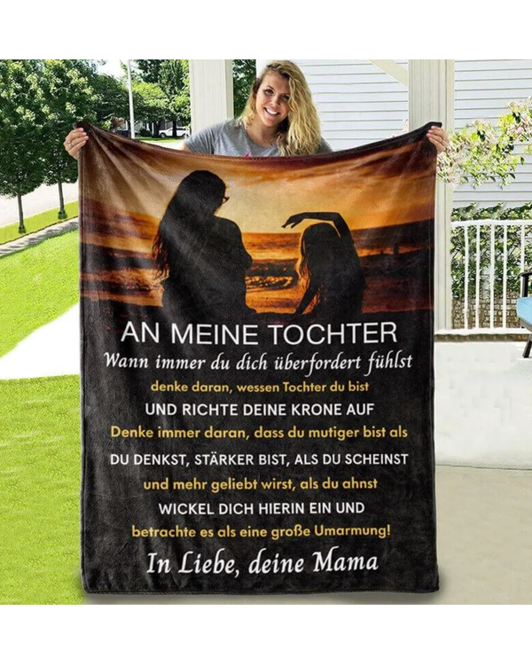 Decke von Mutter zu Tochter - "Wertvolle Momente"
