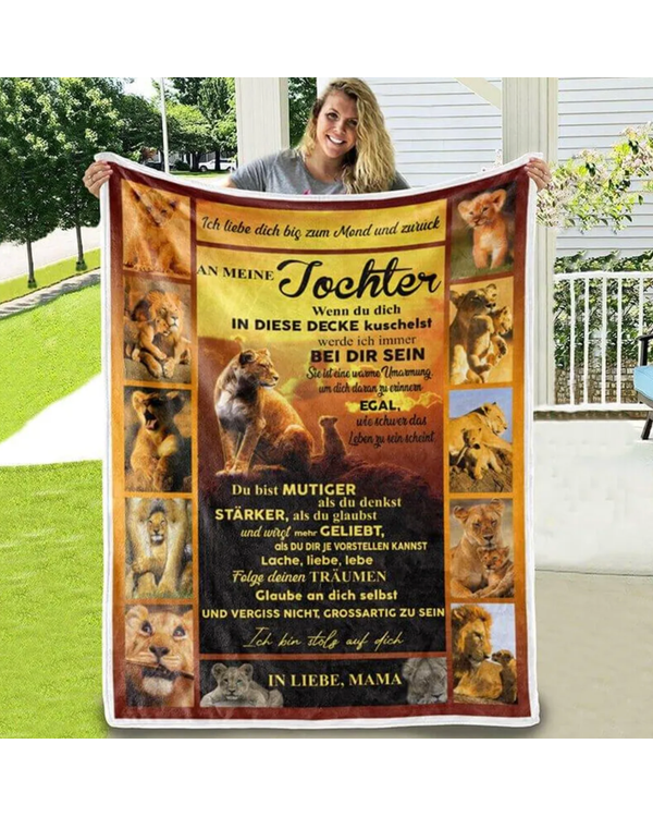 Decke von Mutter zu Tochter - "Wer auch immer du bist, du bist mein Kind!"