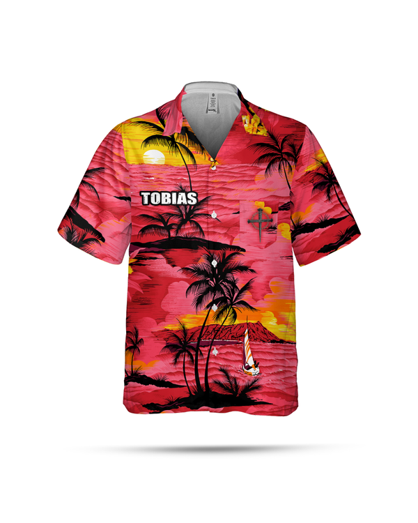 Christian Hawaiian Shirt - TOBIAS, Husband Dad Grandpa, Man of God AOP2