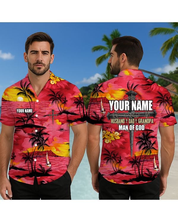 Personalized Name Hawaiian Shirt AOP2