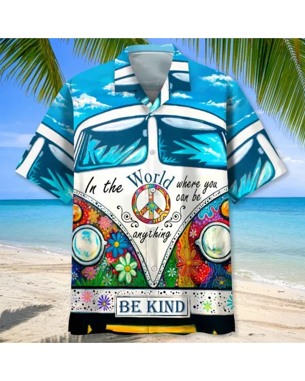 Hippie Bekind Hawaiian Shirts For Men And Woman