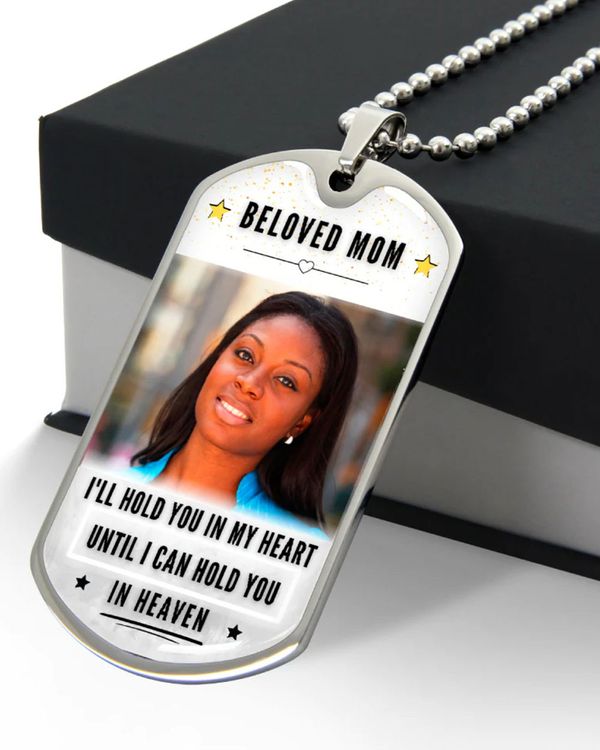 Personalized Photo Memorial Necklace Dog Tag Engraved N1087