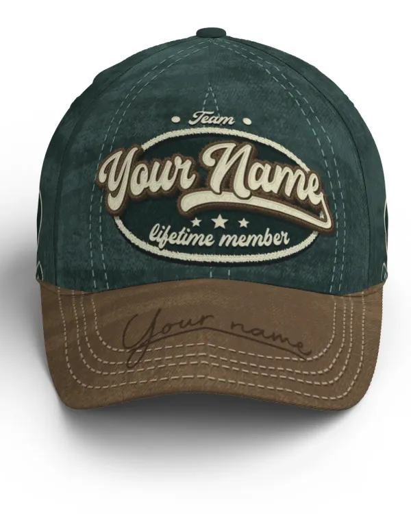 Custom Name Cap C0035 Team