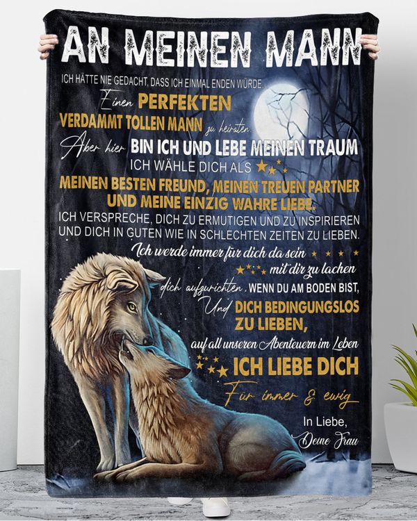 GE - Decke AN MEINEN MANN Ich hätte nie gedacht, dass ich einmal enden würde, einen PERFEKTEN