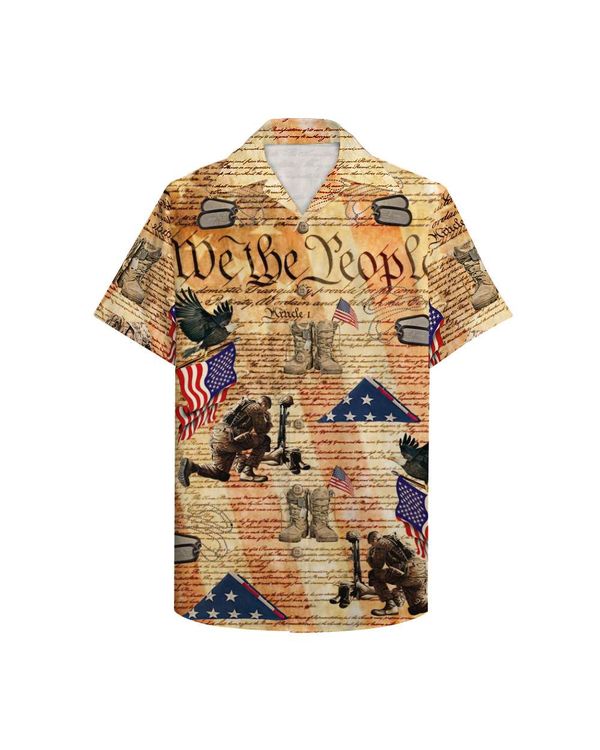 Veteran We the people Hawaiian Shirt, Aloha Shirt