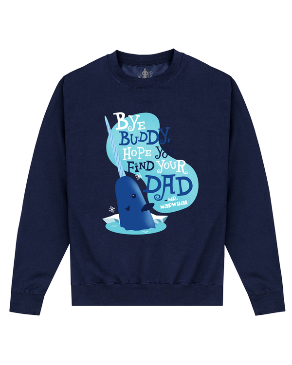 Officially Licensed Warner Bros. Elf - Elf Bye Buddy Unisex Sweatshirt Officially Licensed Warner Bros. Elf - Elf Bye Buddy Unisex Sweatshirt
