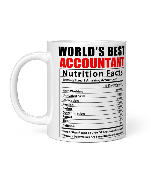 World's Best Accountant Nutritional Facts