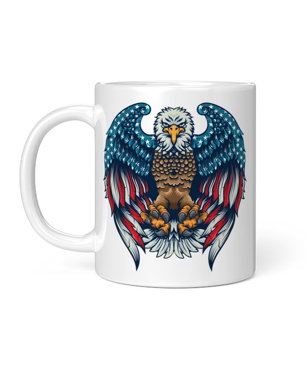 Funny 4th July Gifts Eagle American Flag