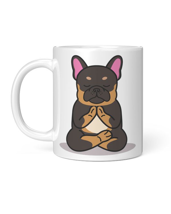 Cute French Bulldog Yoga Pose Gift For Dog Mom