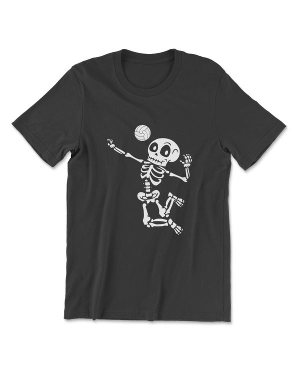 Skeleton Volleyball Funny Volleyball Lover T-Shirt