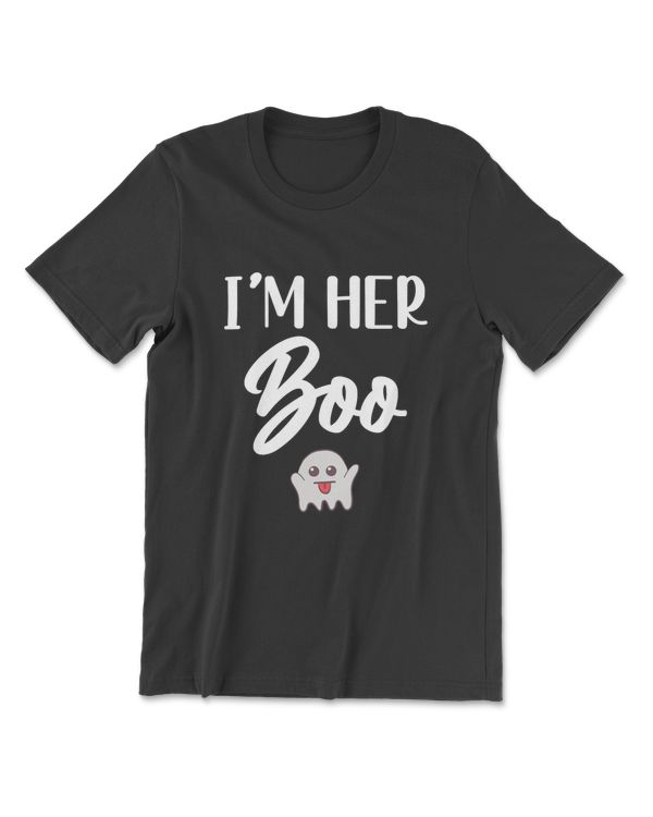 Cute Matching Halloween I'm Her Boo Ghost T-Shirt