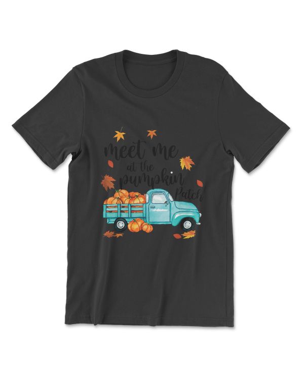 Meet Me At The Pumpkin Patch Halloween Thanksgiving Pumpkin T-Shirt