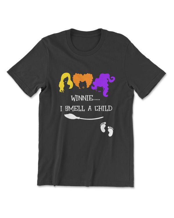 Winnie I Smell A Child Halloween Pregnancy Announcement Premium T-Shirt