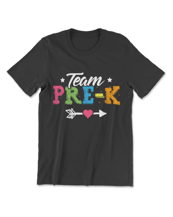 Team Pre-K Shirt PreSchool Teacher Student Back To School T-Shirt