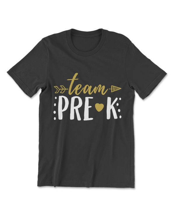 Team Pre-K T Shirt Preschool Teacher Student Arrow