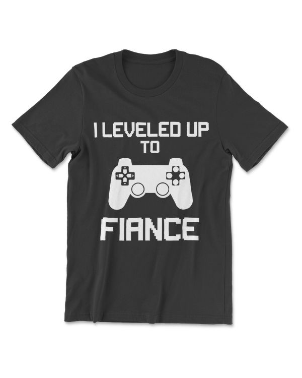 Fiance I leveled up to Funny Matching gaming gamer T-Shirt