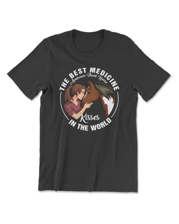 Horse American paint horse kisses Best medicine in the world horseman cattle