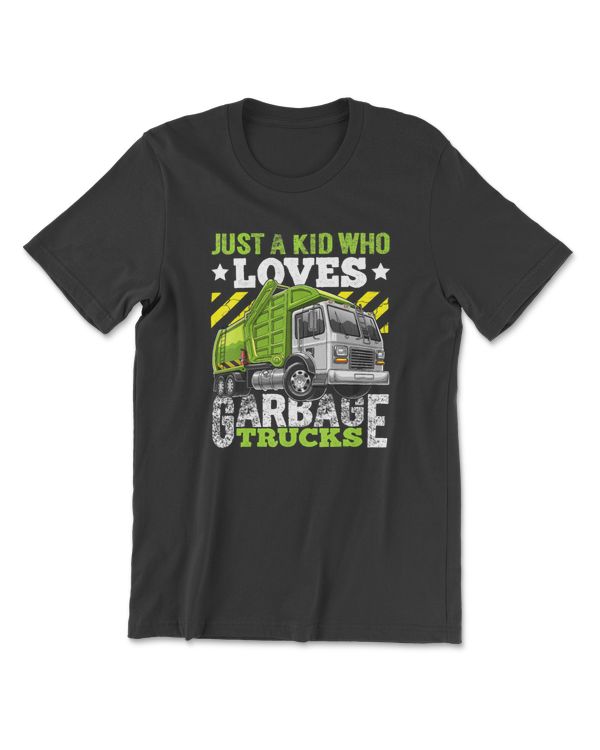 Just A Kid Who Loves Garbage Trucks    Boys