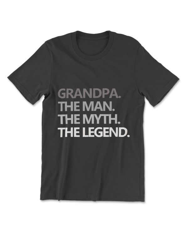 Mens Grandpa  Man  Myth  Legend Fars Day Men