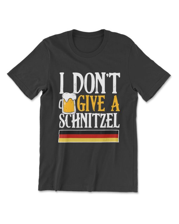 I Dont Give A Schnitzel German Beer Wurst  Oktoberfest