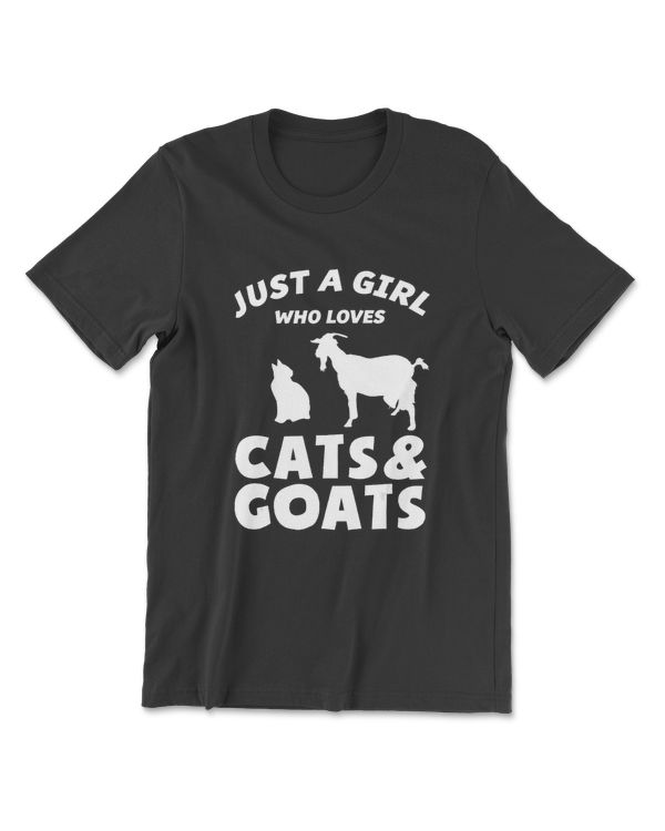 Just A Girl Who Loves Cats & Goats T-Shirt