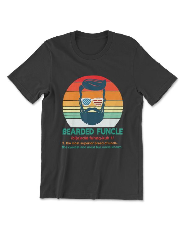 Bearded Funcle Shirt - bearded uncle T-Shirt