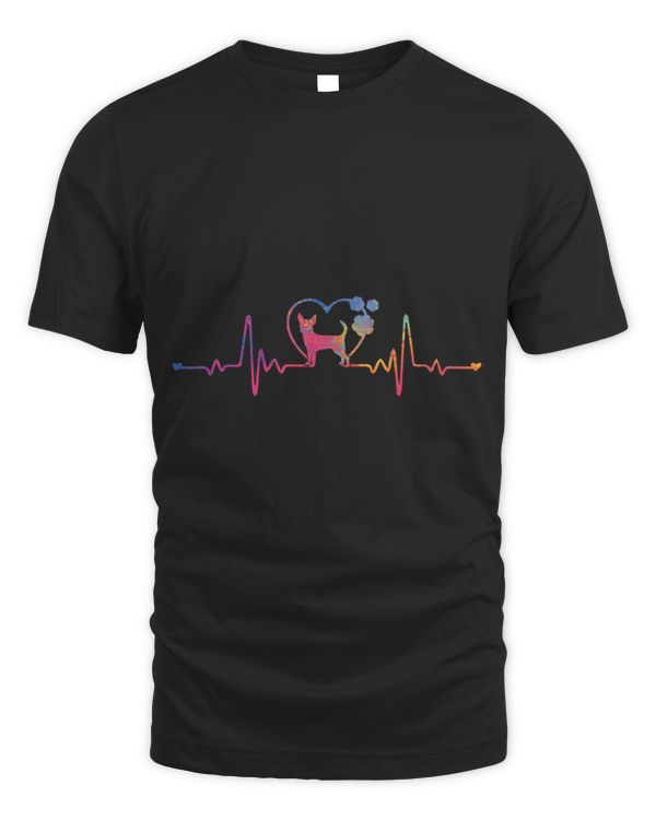 chihuahua heartbeat dog gift
