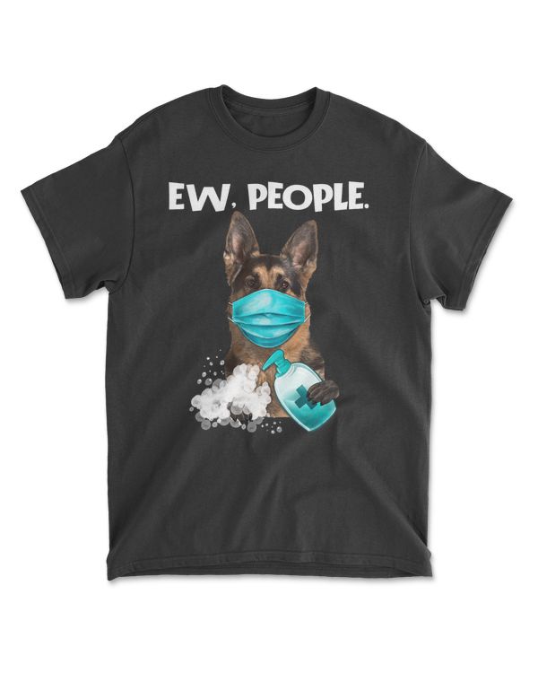 German Shepherd Ew People Dog Wearing A Face Mask  Gift