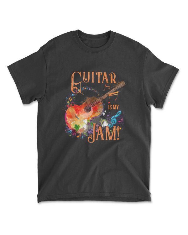 Acoustic Guitar Music Teacher Student Rhythm Musical Notes Tank Top