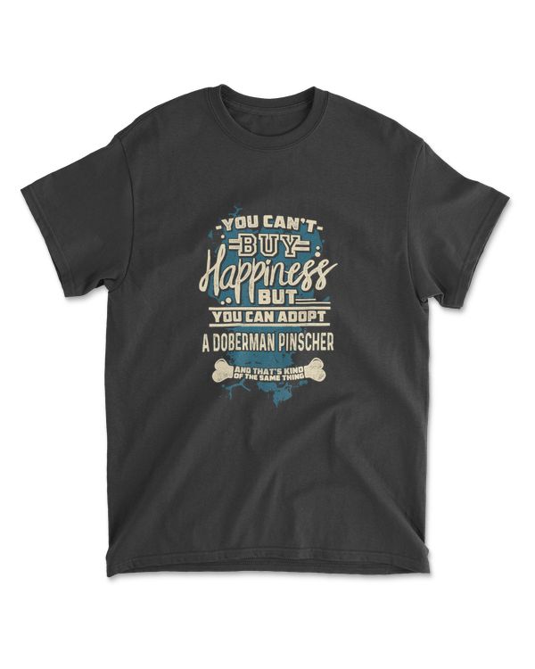 Adopt A Doberman Pinscher T-Shirt Rescue Dog Shirt
