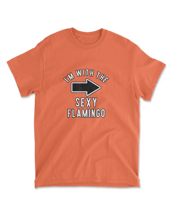 Couples Halloween Costume Shirts I m With The Sexy Flamingo T shirt