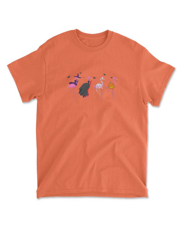 Halloween Pink Flamingo Costume Witch Vampire Mummy Jack Premium T shirt