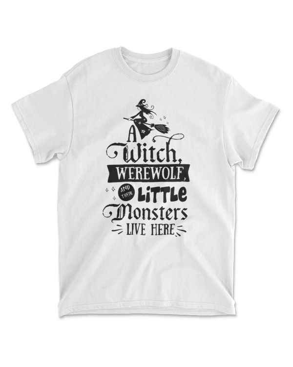 Halleween A witch, werewolf, and their little monsters live here